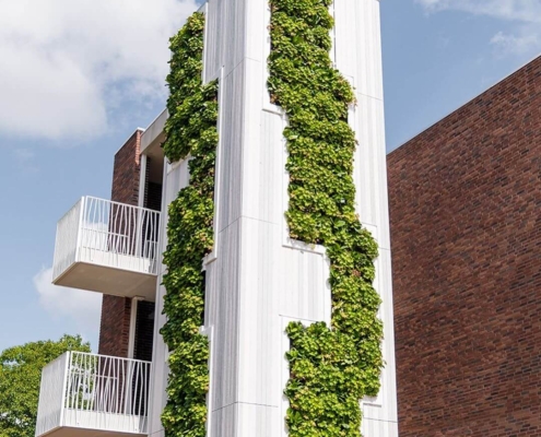 Vertical gardens on estates