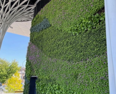 Vertical gardens on estates